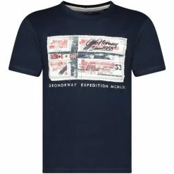 Geographical Norway Tshirt Homme Jiname 415EO T-shirts & Polos Couleur Bleu