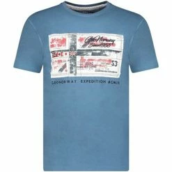 Geographical Norway Tshirt Homme Jiname 415EO T-shirts & Polos Couleur Bleu
