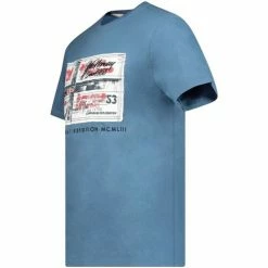 Geographical Norway Tshirt Homme Jiname 415EO T-shirts & Polos Couleur Bleu -Geographical Norway Soldes 20404731 500 C