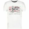 Geographical Norway Tshirt Homme Jiname 415EO T-shirts & Polos Couleur Blanc -Geographical Norway Soldes 20404733 500 A