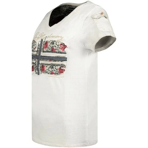 Geographical Norway Tshirt Femme Jepson T-shirts & Polos Couleur Gris 4 Geographical Norway Tshirt Femme Jepson T-shirts & Polos Couleur Gris – Image 2