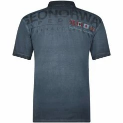 Geographical Norway Polo Homme Kamo 415EO T-shirts & Polos Couleur Bleu -Geographical Norway Soldes 20404876 500 B