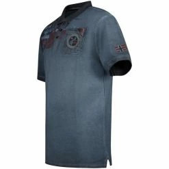 Geographical Norway Polo Homme Kamo 415EO T-shirts & Polos Couleur Bleu -Geographical Norway Soldes 20404876 500 C