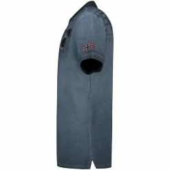 Geographical Norway Polo Homme Kamo 415EO T-shirts & Polos Couleur Bleu -Geographical Norway Soldes 20404876 500 D