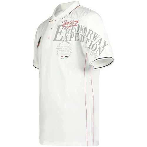 Geographical Norway Polo Homme Kadventure 415EO T-shirts & Polos Couleur Blanc 4 Geographical Norway Polo Homme Kadventure 415EO T-shirts & Polos Couleur Blanc – Image 2