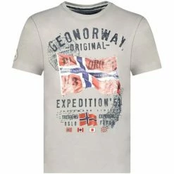 Geographical Norway Tshirt Homme Jitchen 415EO T-shirts & Polos Couleur Gris