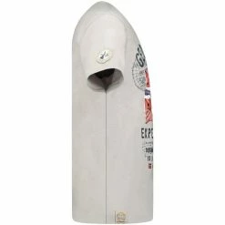 Geographical Norway Tshirt Homme Jitchen 415EO T-shirts & Polos Couleur Gris -Geographical Norway Soldes 20452175 500 C