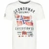 Geographical Norway Tshirt Homme Jitchen 415EO T-shirts & Polos Couleur Blanc -Geographical Norway Soldes 20452176 500 A
