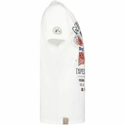 Geographical Norway Tshirt Homme Jitchen 415EO T-shirts & Polos Couleur Blanc -Geographical Norway Soldes 20452176 500 C