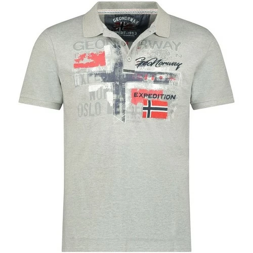 Geographical Norway Polo Homme Ketchup 415EO T-shirts & Polos Couleur Gris 3 Geographical Norway Polo Homme Ketchup 415EO T-shirts & Polos Couleur Gris