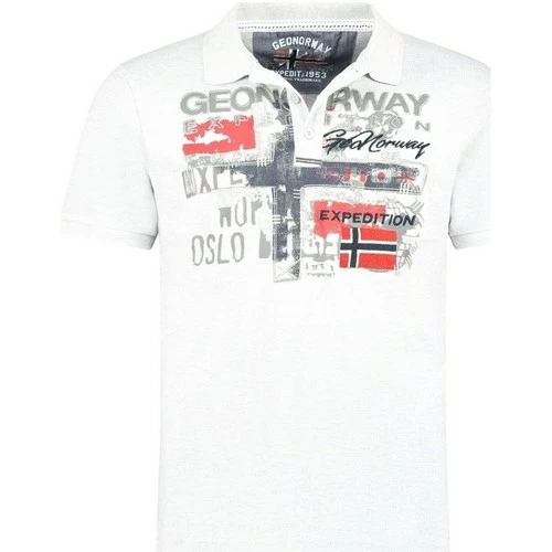 Geographical Norway Polo Homme Ketchup 415EO T-shirts & Polos Couleur Blanc 3 Geographical Norway Polo Homme Ketchup 415EO T-shirts & Polos Couleur Blanc