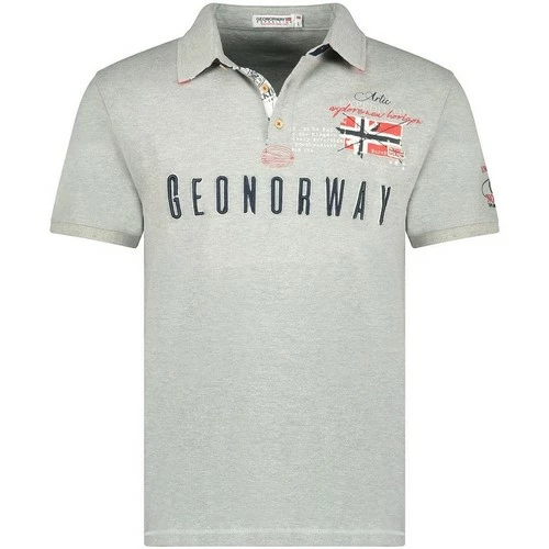 Geographical Norway Polo Homme Kason T-shirts & Polos Couleur Gris 3 Geographical Norway Polo Homme Kason T-shirts & Polos Couleur Gris