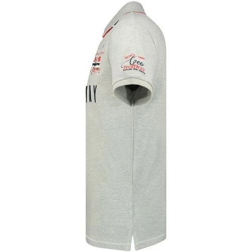 Geographical Norway Polo Homme Kason T-shirts & Polos Couleur Gris 5 Geographical Norway Polo Homme Kason T-shirts & Polos Couleur Gris – Image 3