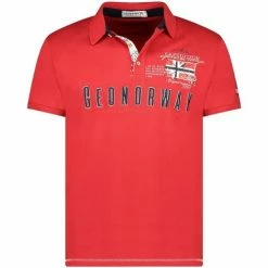 Geographical Norway Polo Homme Kason T-shirts & Polos Couleur Rouge