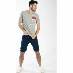 Geographical Norway T-shirt JIXI - col V - imprimé T-shirts & Polos Couleur Gris clair 8 Geographical Norway T-shirt JIXI - col V - imprimé T-shirts & Polos Couleur Gris clair -Geographical Norway Soldes 20534100 500 C