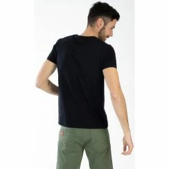 Geographical Norway T-shirt JIXI - col V - imprimé T-shirts & Polos Couleur Noir -Geographical Norway Soldes 20534101 500 C