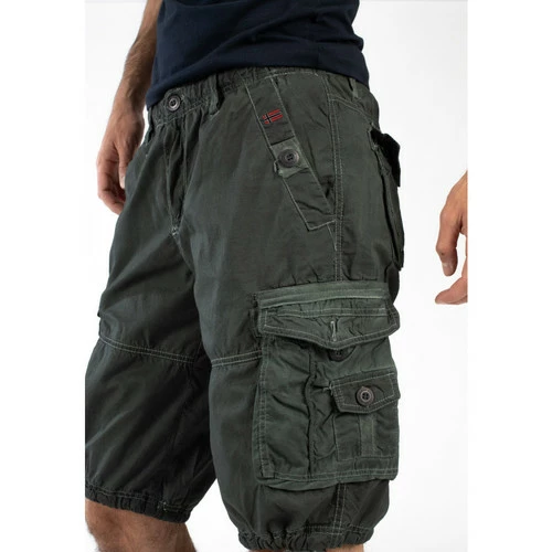 Geographical Norway Bermuda Pablo - 100% coton Shorts & Bermudas Couleur Gris foncé 6 Geographical Norway Bermuda Pablo - 100% coton Shorts & Bermudas Couleur Gris foncé – Image 4