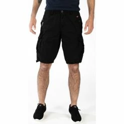 Geographical Norway Bermuda Pablo - 100% coton Shorts & Bermudas Couleur Noir