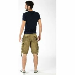Geographical Norway Bermuda Pablo - 100% coton Shorts & Bermudas Couleur Kaki -Geographical Norway Soldes 20534133 500 C