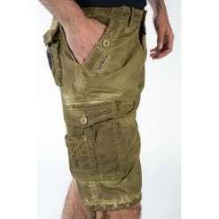 Geographical Norway Bermuda Pablo - 100% coton Shorts & Bermudas Couleur Kaki -Geographical Norway Soldes 20534133 500 E