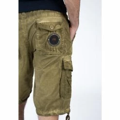 Geographical Norway Bermuda Pablo - 100% coton Shorts & Bermudas Couleur Kaki -Geographical Norway Soldes 20534133 500 F