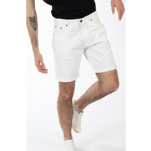 Geographical Norway Bermuda Pampelone - 100% coton Shorts & Bermudas Couleur Blanc -Geographical Norway Soldes 20534144 500 A