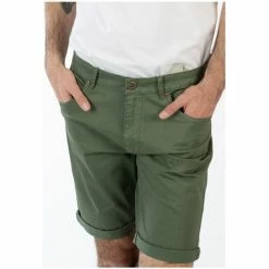 Geographical Norway Bermuda Pampelone - 100% coton Shorts & Bermudas Couleur Kaki