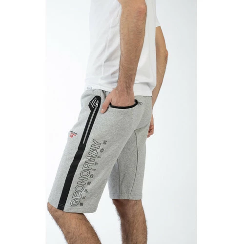 Geographical Norway Bermuda Pelikan - 100% coton Shorts & Bermudas Couleur Gris cendre 5 Geographical Norway Bermuda Pelikan - 100% coton Shorts & Bermudas Couleur Gris cendre – Image 3