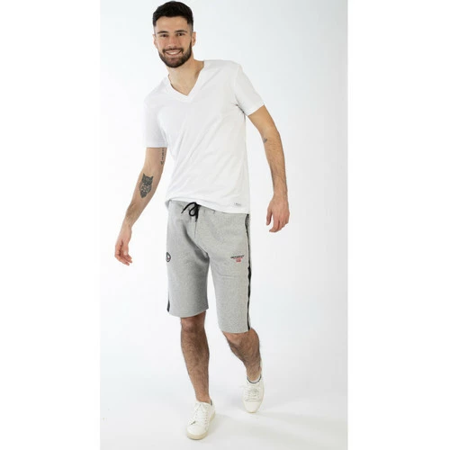 Geographical Norway Bermuda Pelikan - 100% coton Shorts & Bermudas Couleur Gris cendre 6 Geographical Norway Bermuda Pelikan - 100% coton Shorts & Bermudas Couleur Gris cendre – Image 4