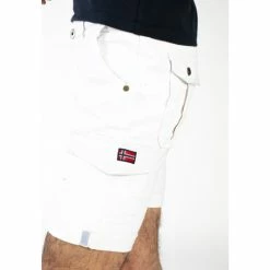 Geographical Norway Bermuda Pexonne - 100% coton Shorts & Bermudas Couleur Blanc -Geographical Norway Soldes 20534161 500 C