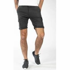 Geographical Norway Bermuda Pexonne - 100% coton Shorts & Bermudas Couleur Gris foncé