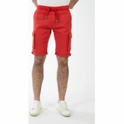 Geographical Norway Bermuda Plaire - 100% coton Shorts & Bermudas Couleur Rouge