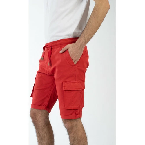 Geographical Norway Bermuda Plaire - 100% coton Shorts & Bermudas Couleur Rouge 6 Geographical Norway Bermuda Plaire - 100% coton Shorts & Bermudas Couleur Rouge – Image 4