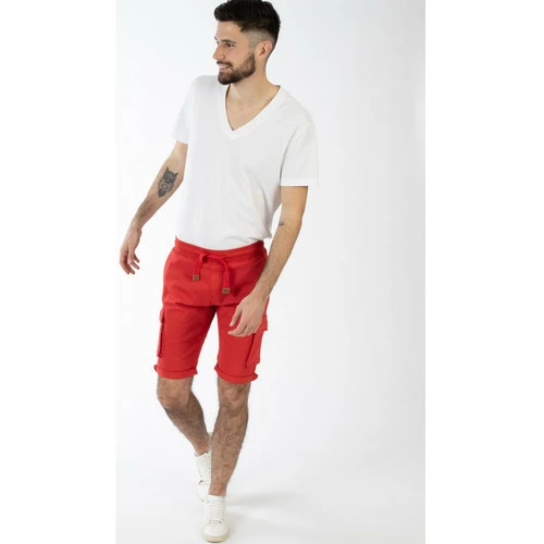 Geographical Norway Bermuda Plaire - 100% coton Shorts & Bermudas Couleur Rouge 7 Geographical Norway Bermuda Plaire - 100% coton Shorts & Bermudas Couleur Rouge – Image 5
