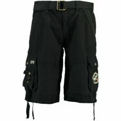 Geographical Norway Bermuda Pantheon - 100% coton Shorts & Bermudas Couleur Noir