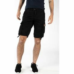 Geographical Norway Bermuda Pasteque - 100% coton Shorts & Bermudas Couleur Noir