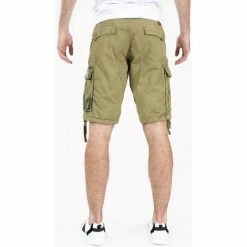 Geographical Norway Bermuda Pasteque - 100% coton Shorts & Bermudas Couleur Vert militaire -Geographical Norway Soldes 20574544 500 D