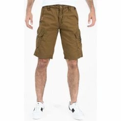 Geographical Norway Bermuda Peanut - 100% coton Shorts & Bermudas Couleur Kaki