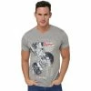 Geographical Norway T-shirt - col v T-shirts & Polos Couleur Gris clair 1 Geographical Norway T-shirt - col v T-shirts & Polos Couleur Gris clair -Geographical Norway Soldes 20588013 500 A