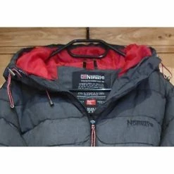Geographical Norway Doudoune longue Manteaux Couleur Gris -Geographical Norway Soldes 20910623 500 C