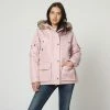 Geographical Norway Parka Achem Manteaux Couleur Rose poudre -Geographical Norway Soldes 21152924 500 A