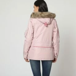 Geographical Norway Parka Achem Manteaux Couleur Rose poudre 13 Geographical Norway Parka Achem Manteaux Couleur Rose poudre -Geographical Norway Soldes 21152924 500 F