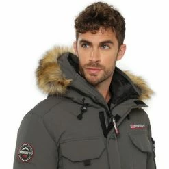 Geographical Norway Doudoune Alpes Manteaux Couleur Gris -Geographical Norway Soldes 21152945 500 E