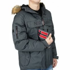 Geographical Norway Doudoune Bantouna Manteaux Couleur Gris -Geographical Norway Soldes 21153000 500 B