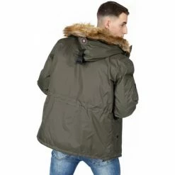 Geographical Norway Doudoune Bantouna Manteaux Couleur Kaki -Geographical Norway Soldes 21153001 500 D