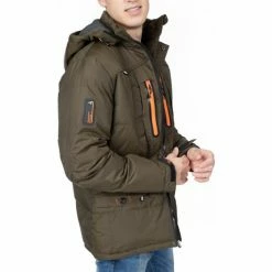 Geographical Norway Doudoune BASIBOLI Manteaux Couleur Kaki -Geographical Norway Soldes 21153005 500 C