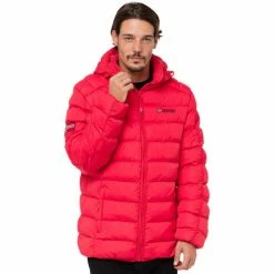 Geographical Norway Doudoune Belissimo Manteaux Couleur Rouge