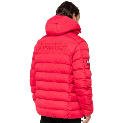 Geographical Norway Doudoune Belissimo Manteaux Couleur Rouge 4 Geographical Norway Doudoune Belissimo Manteaux Couleur Rouge – Image 2