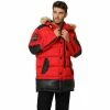 Geographical Norway Parka Bendorf - matelassé - capuche avec bord façon fourrure Manteaux Couleur Rouge