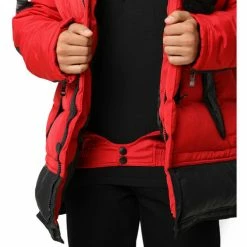 Geographical Norway Parka Bendorf - matelassé - capuche avec bord façon fourrure Manteaux Couleur Rouge -Geographical Norway Soldes 21153017 500 E